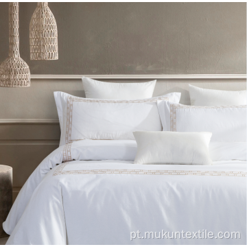 Lençóis de camas de lençóis de cama 100% algodão capa de edredão